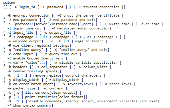 SQL Commands