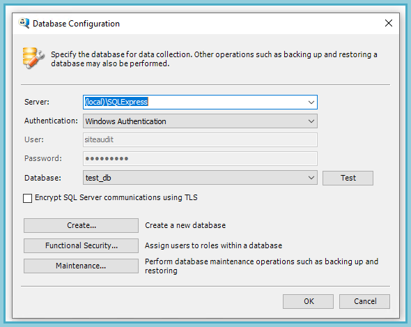 Assigning Roles for SQL Authenticated Users | Netaphor SiteAudit(TM ...