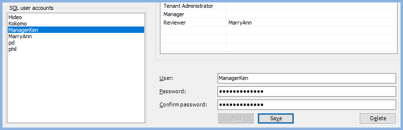 Assigning Roles for SQL Authenticated Users | Netaphor SiteAudit(TM ...