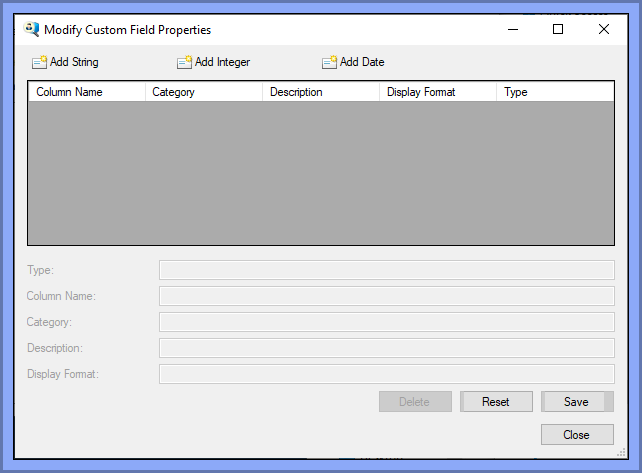 Asset Tool - Create and modify Custom Fields with the SiteAudit Asset ...