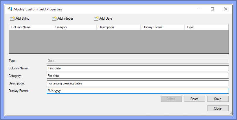 Asset Tool - Create and modify Custom Fields with the SiteAudit Asset ...