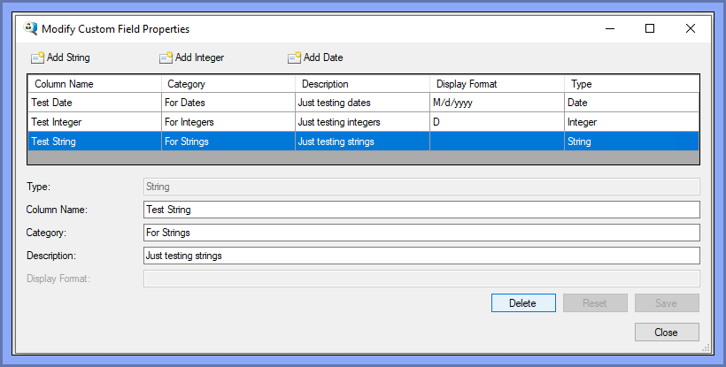 Asset Tool - Create and modify Custom Fields with the SiteAudit Asset ...